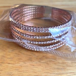 Rose Gold Rhinestone Bracelet